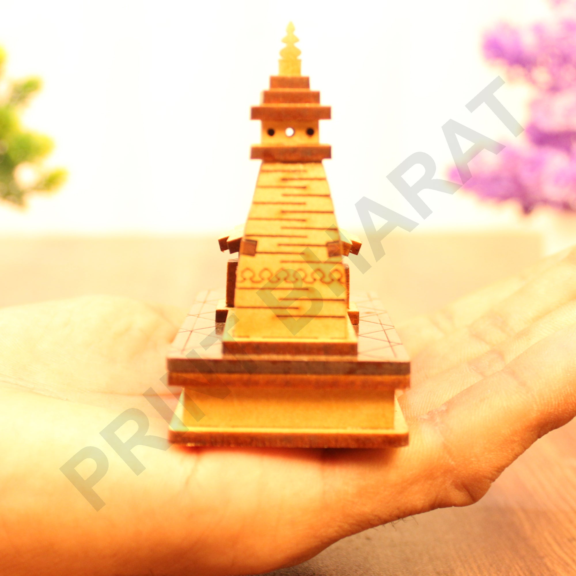 Kedarnath Wooden Temple,Shree Kedarnath Dham LENGTH: 11.5 CM,WIDHT: 8.5 CM,HEIGHT: 16 CM