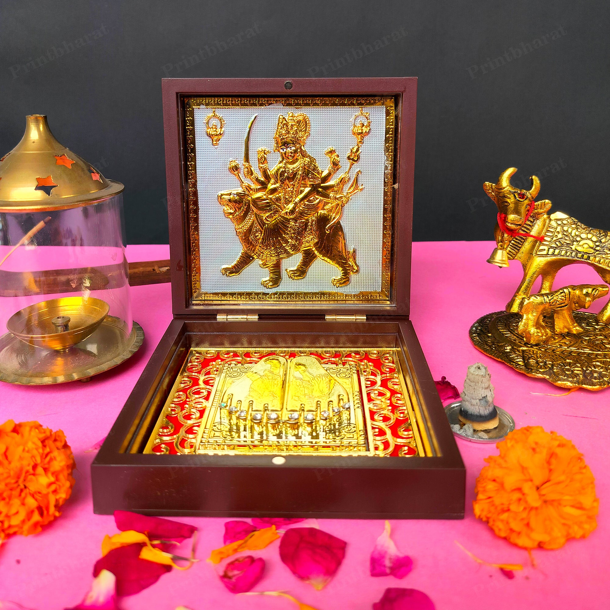 Jai Mata Di Pocket Temple (24 Karat Gold Coated)
