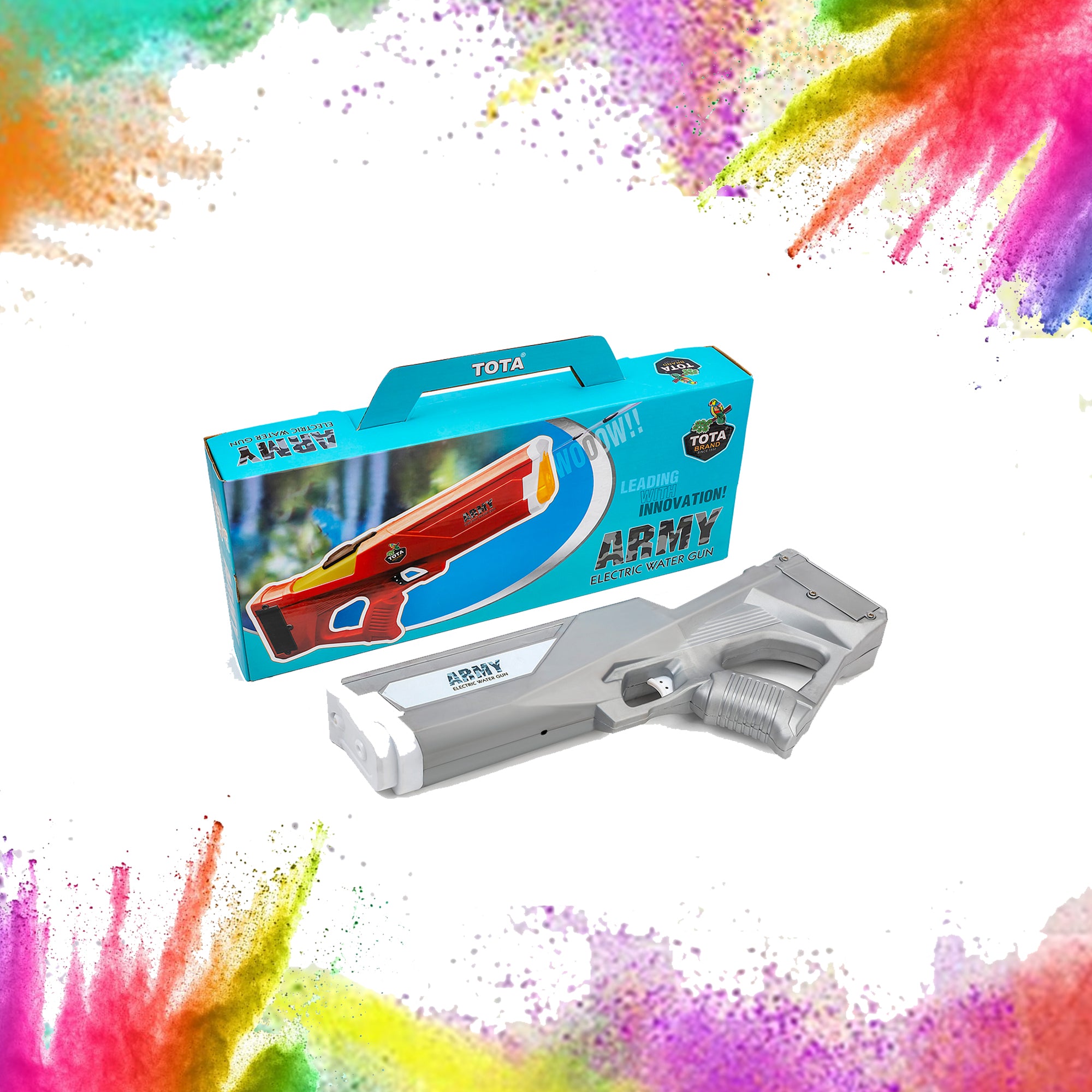 High Pressure Holi Pichkari Electric Water Toys Gun for Kids & Adults