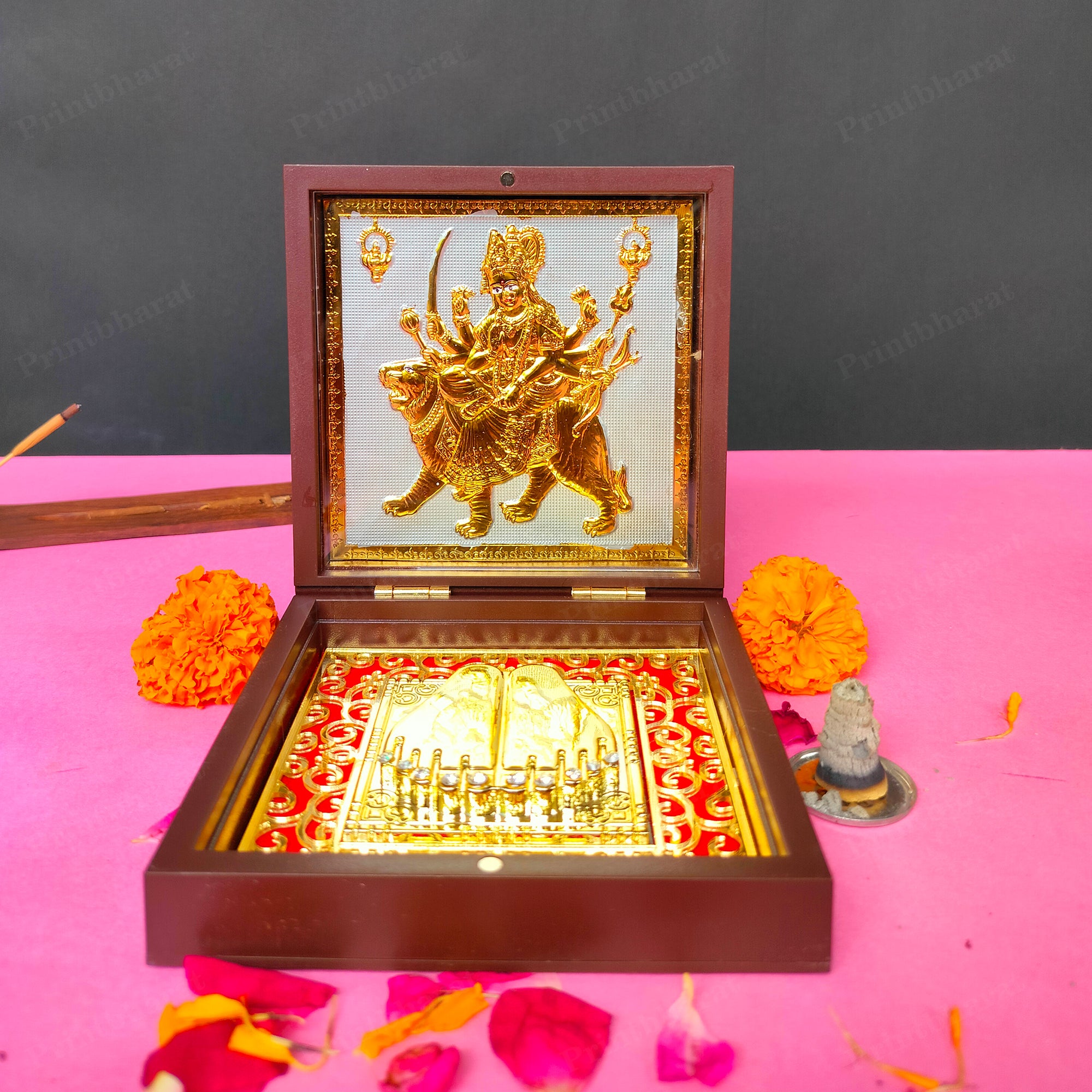 Jai Mata Di Pocket Temple (24 Karat Gold Coated)