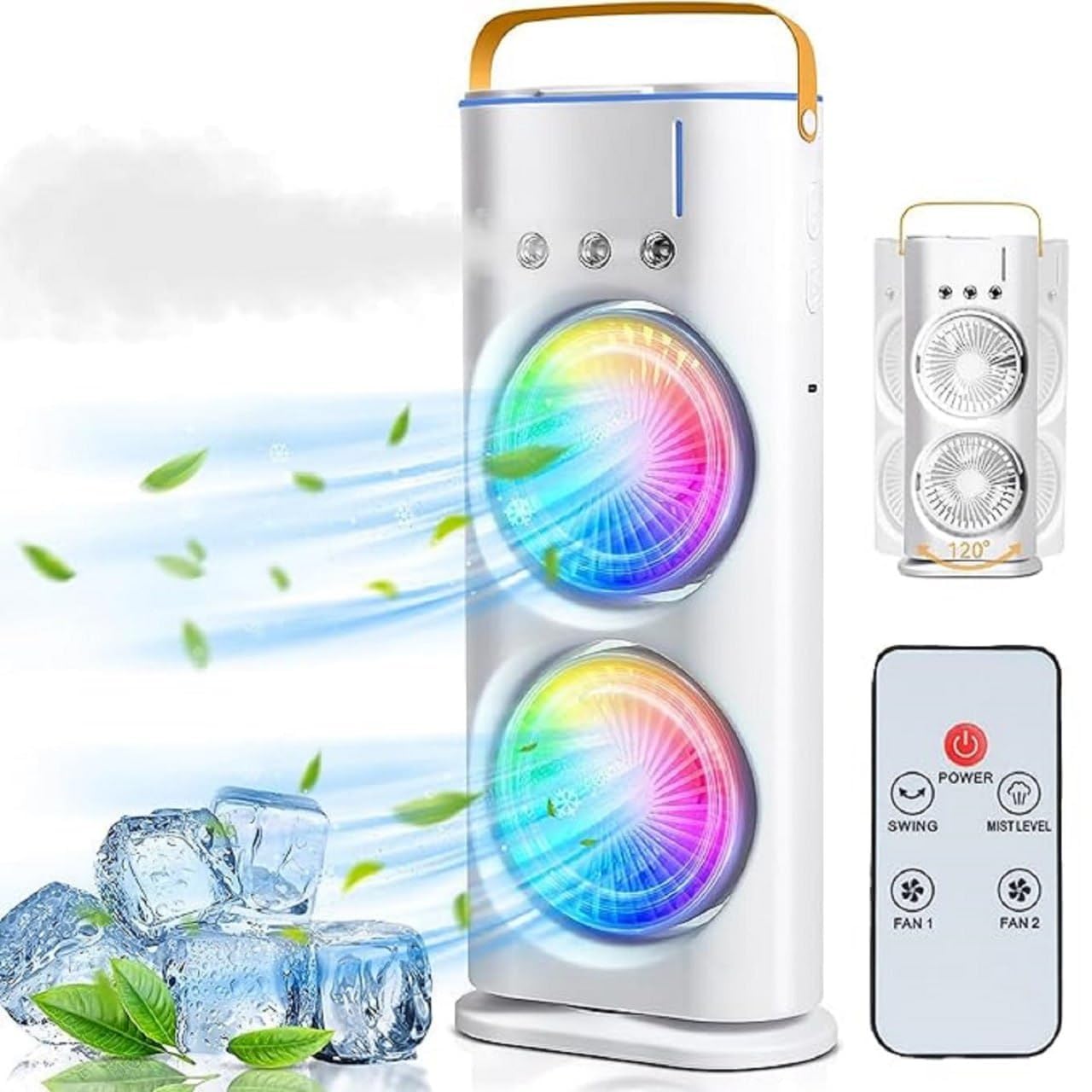 Double End Mini Air Cooler Fan