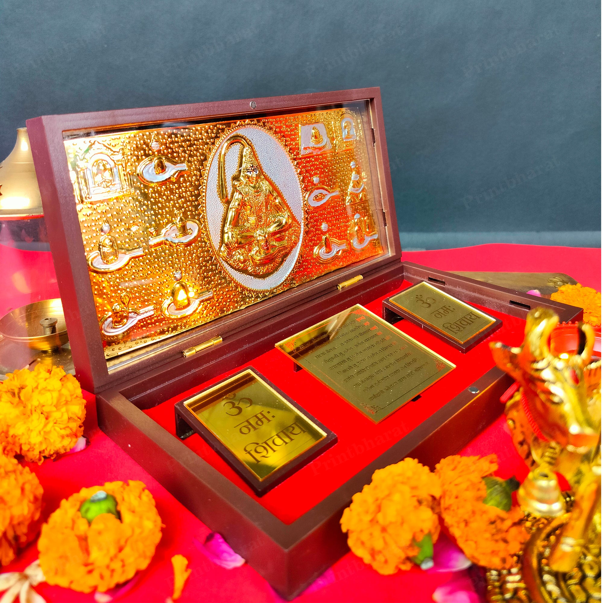 Shiv Shanker Pocket Temple (24 Karat Gold Coated)