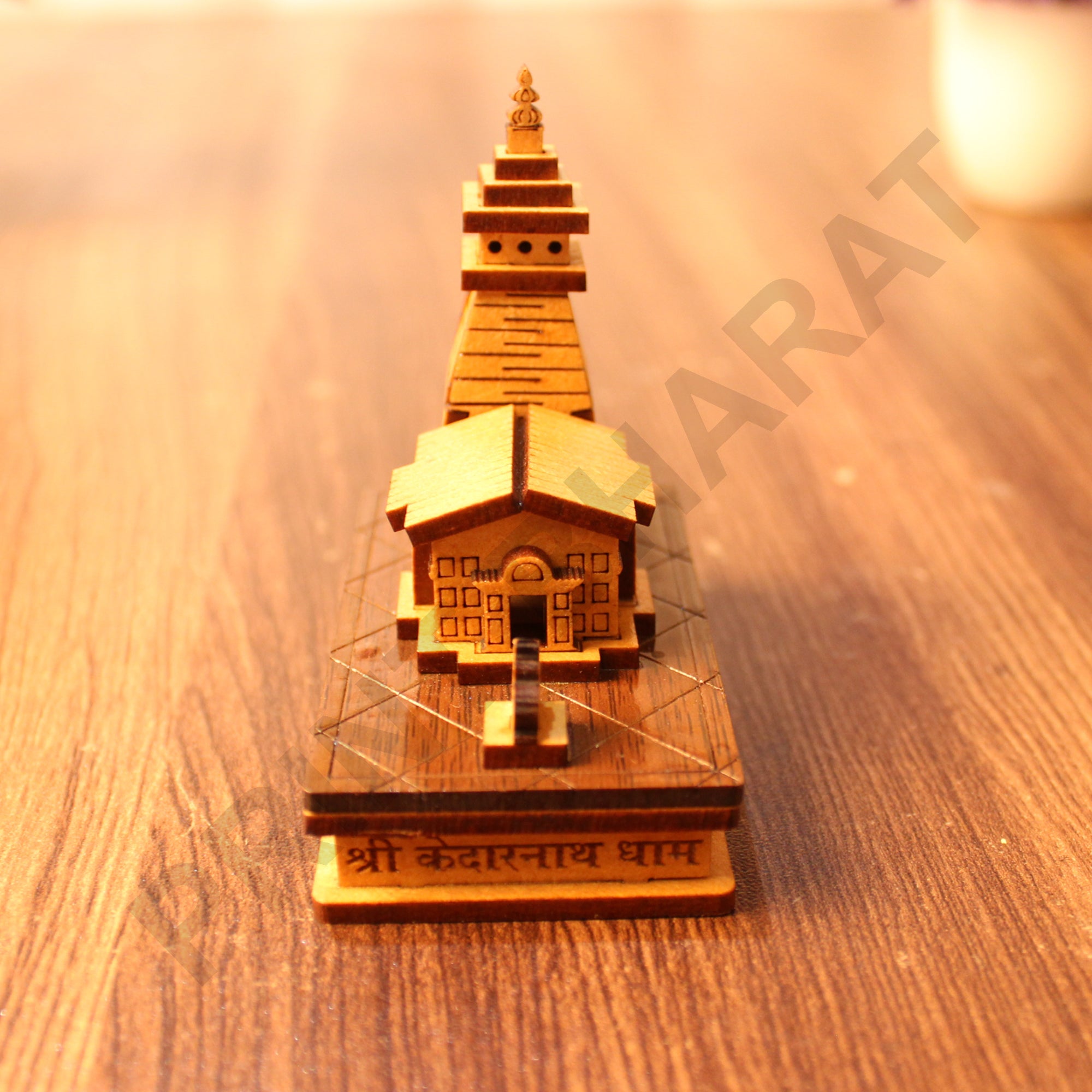 Kedarnath Wooden Temple,Shree Kedarnath Dham LENGTH: 11.5 CM,WIDHT: 8.5 CM,HEIGHT: 16 CM