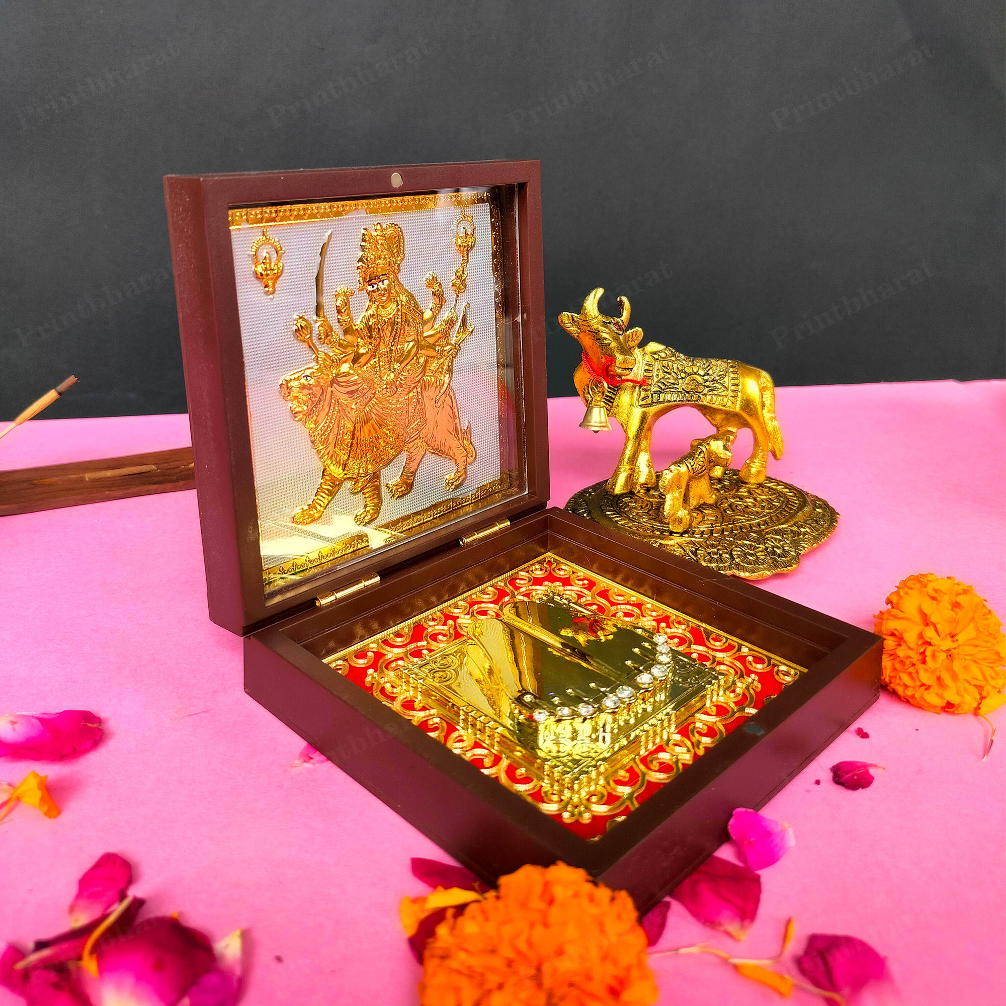 Jai Mata Di Pocket Temple (24 Karat Gold Coated)
