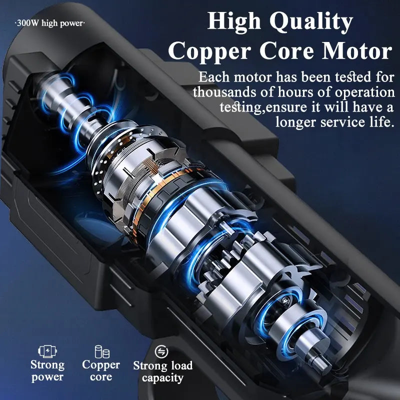 Wireless High Pressure Car Wash Machine Powerful Long Endurance Lithium Battery Cordless Water Jet Foam Gun Portable Car Washer