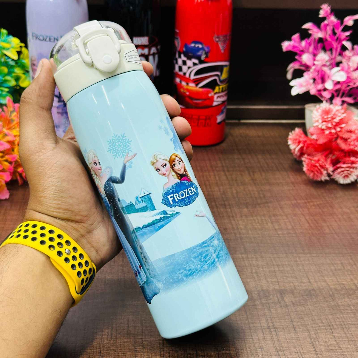 Personalized Stainless Steel Kids Water Bottles – Leak-Proof & Insulated (500 ml)