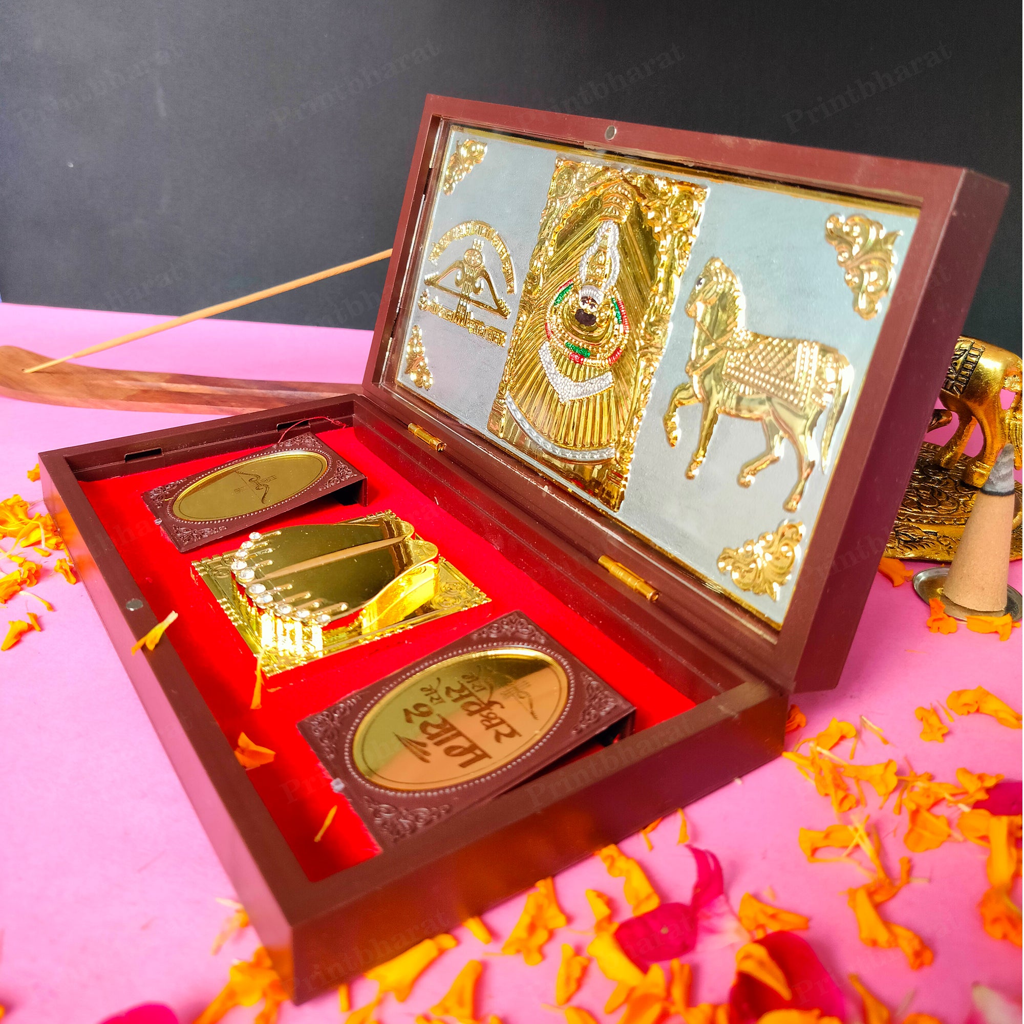 Khatu Shyam Pocket Temple (24 Karat Gold Coated)
