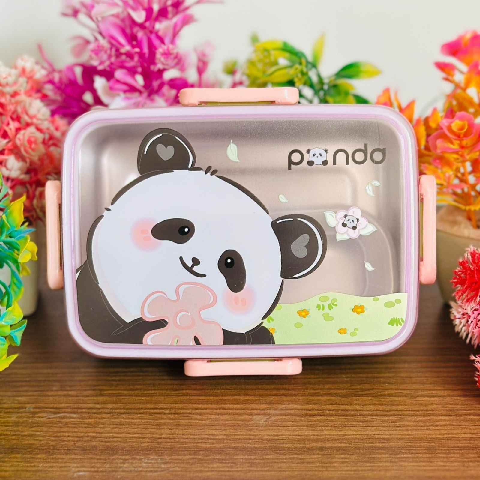RainbowBites Bento Personalized Lunchbox (Leak Proof) (3 Compartment) 600 ML