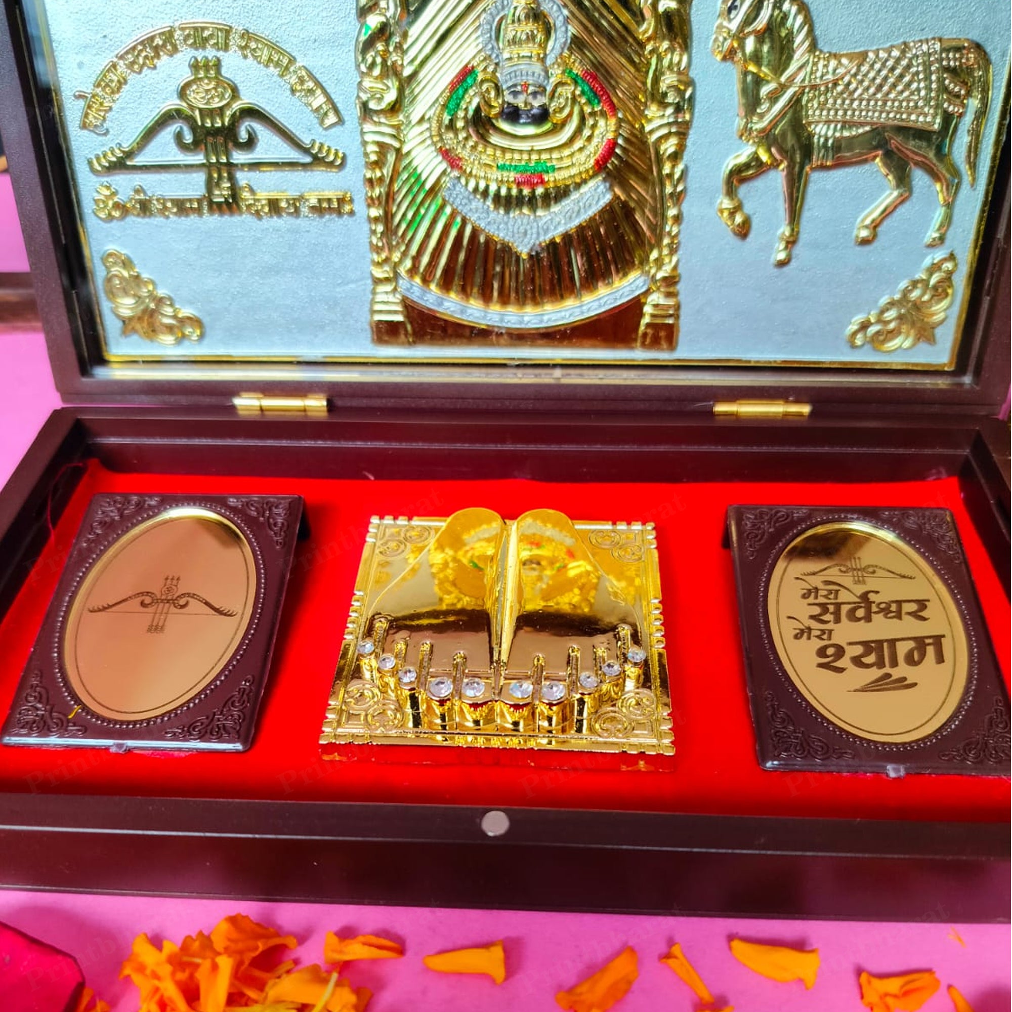 Khatu Shyam Pocket Temple (24 Karat Gold Coated)