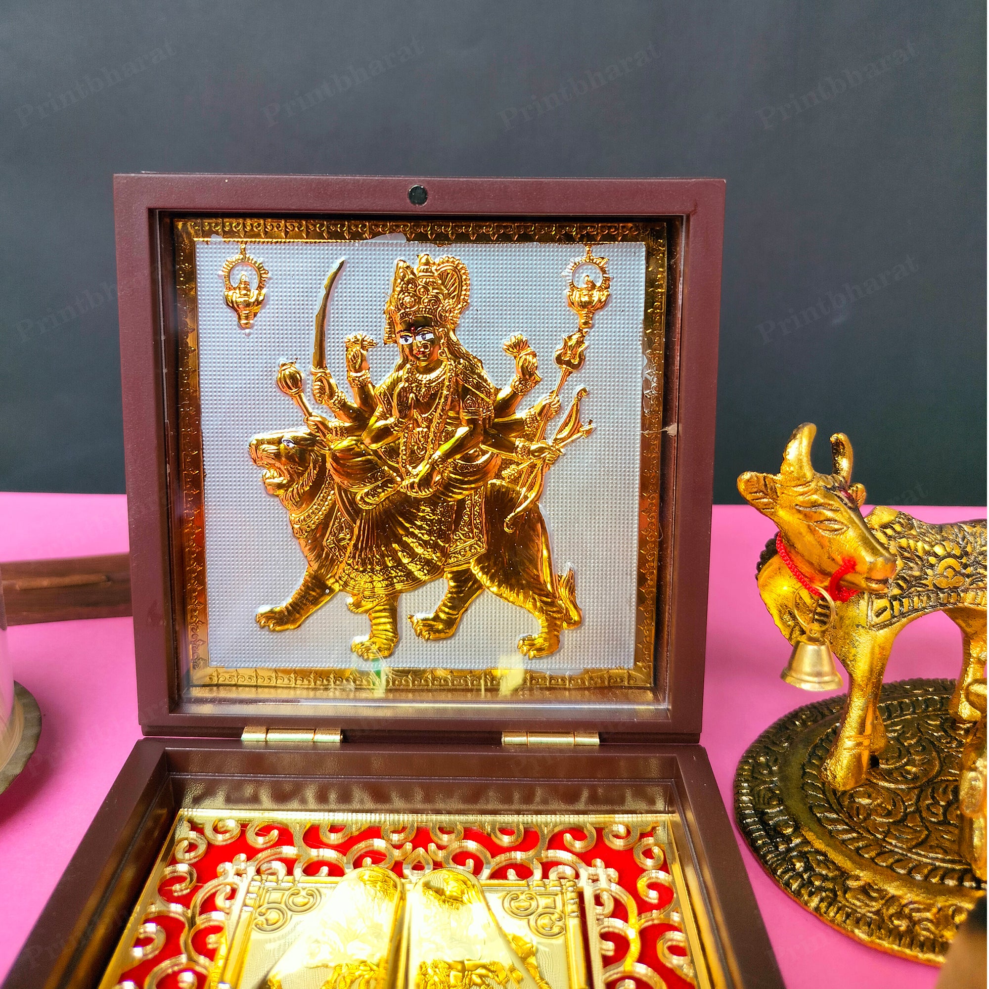 Jai Mata Di Pocket Temple (24 Karat Gold Coated)