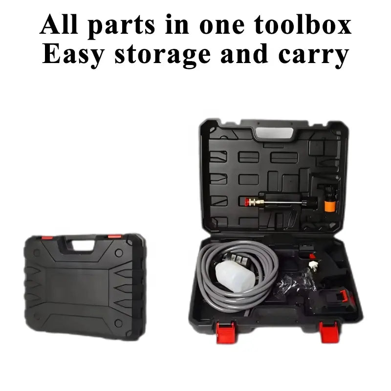 Wireless High Pressure Car Wash Machine Powerful Long Endurance Lithium Battery Cordless Water Jet Foam Gun Portable Car Washer