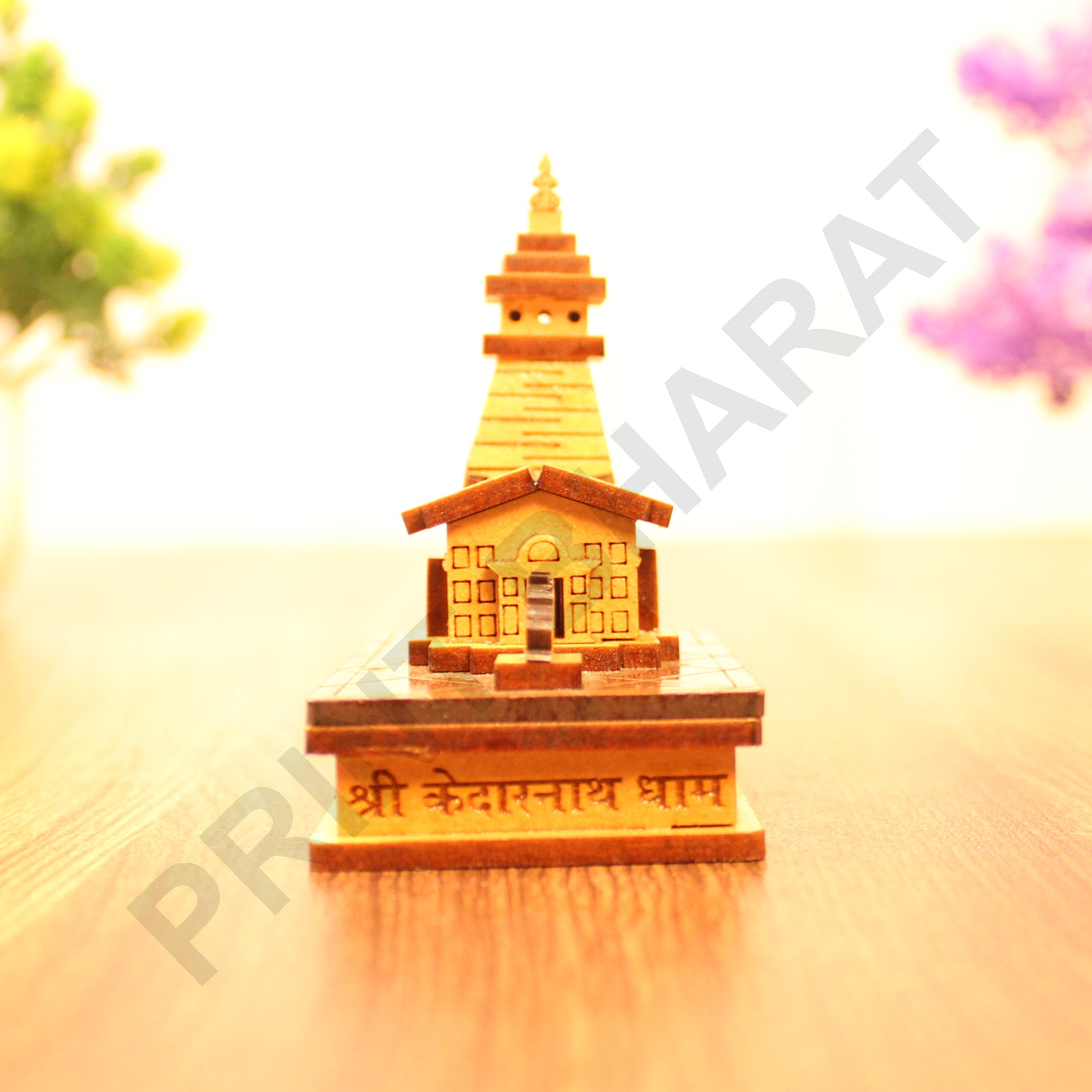 Kedarnath Wooden Temple,Shree Kedarnath Dham LENGTH: 11.5 CM,WIDHT: 8.5 CM,HEIGHT: 16 CM