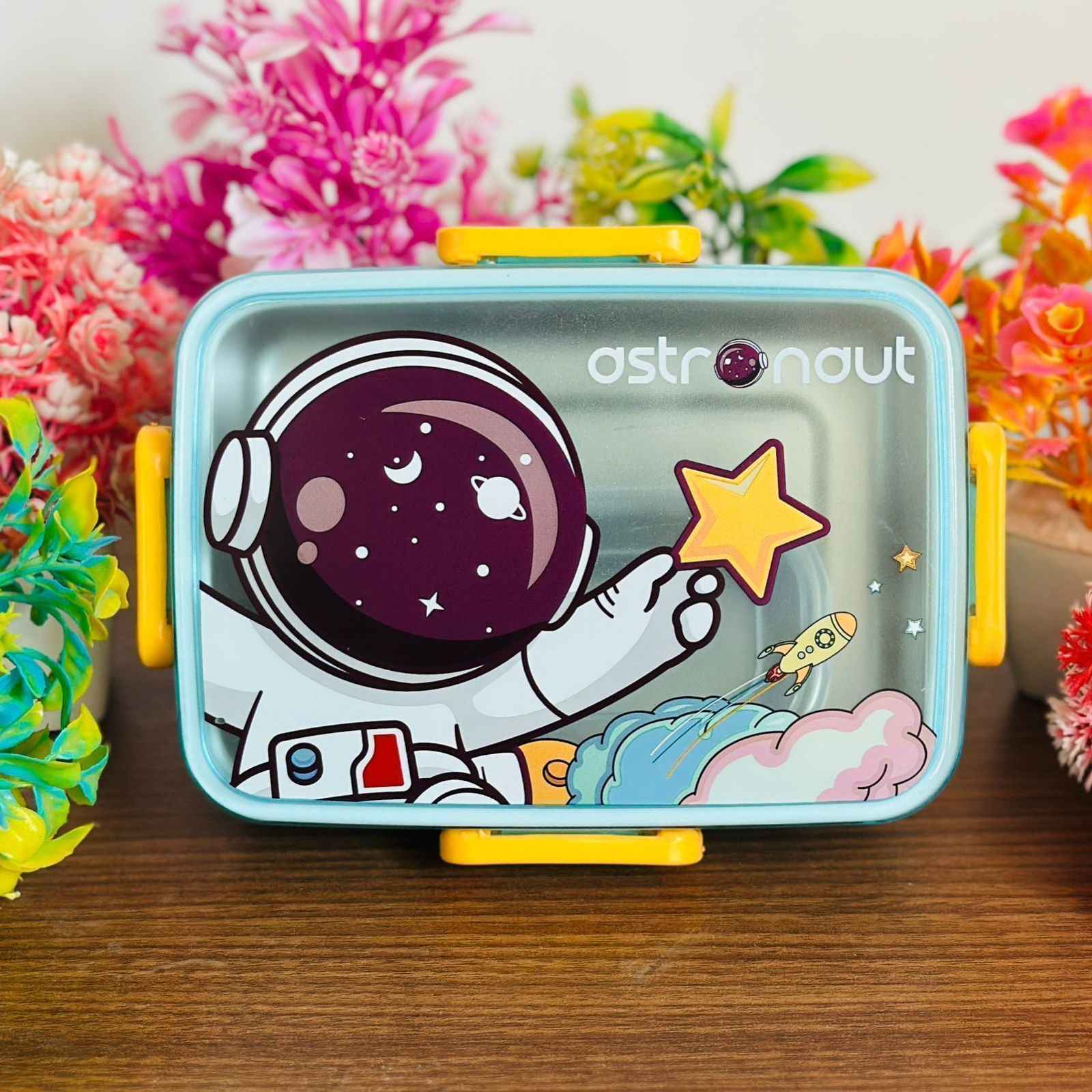 RainbowBites Bento Personalized Lunchbox (Leak Proof) (3 Compartment) 600 ML