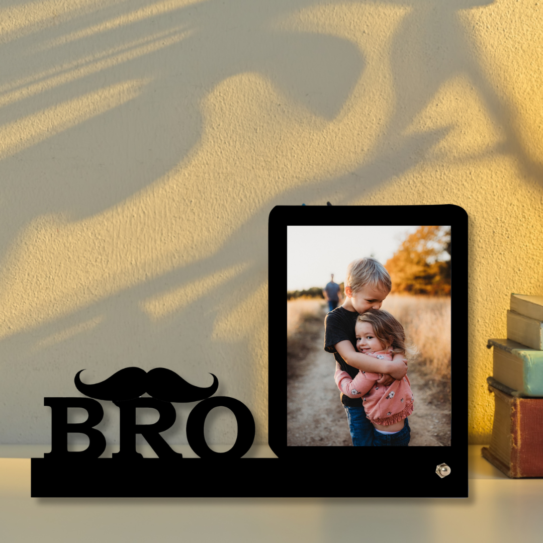 Customized Raksha Bandhan/Bhaidhoj MDF Photo Frame Gifting For Bhaiya Bhabhi/Brother/Sister Personalized