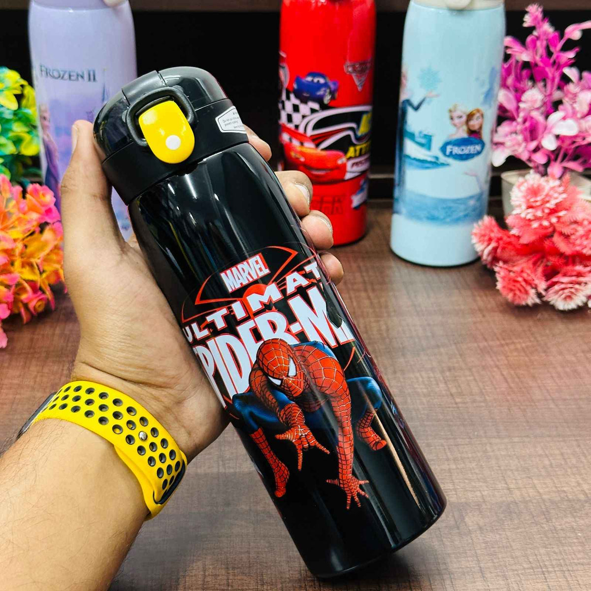 Personalized Stainless Steel Kids Water Bottles – Leak-Proof & Insulated (500 ml)