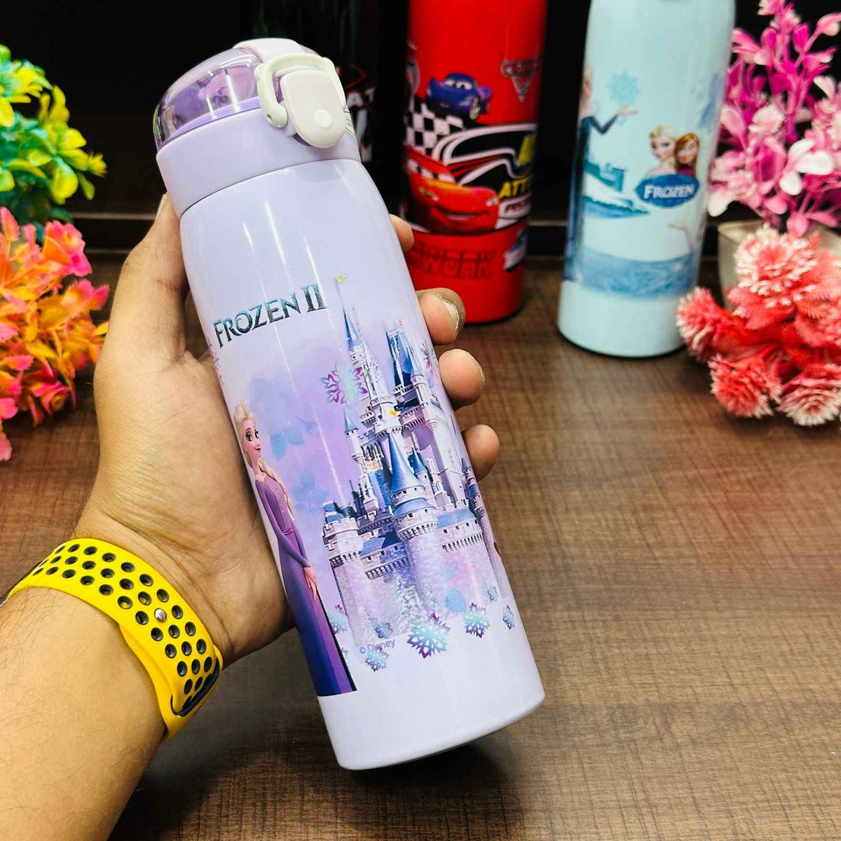 Personalized Stainless Steel Kids Water Bottles – Leak-Proof & Insulated (500 ml)