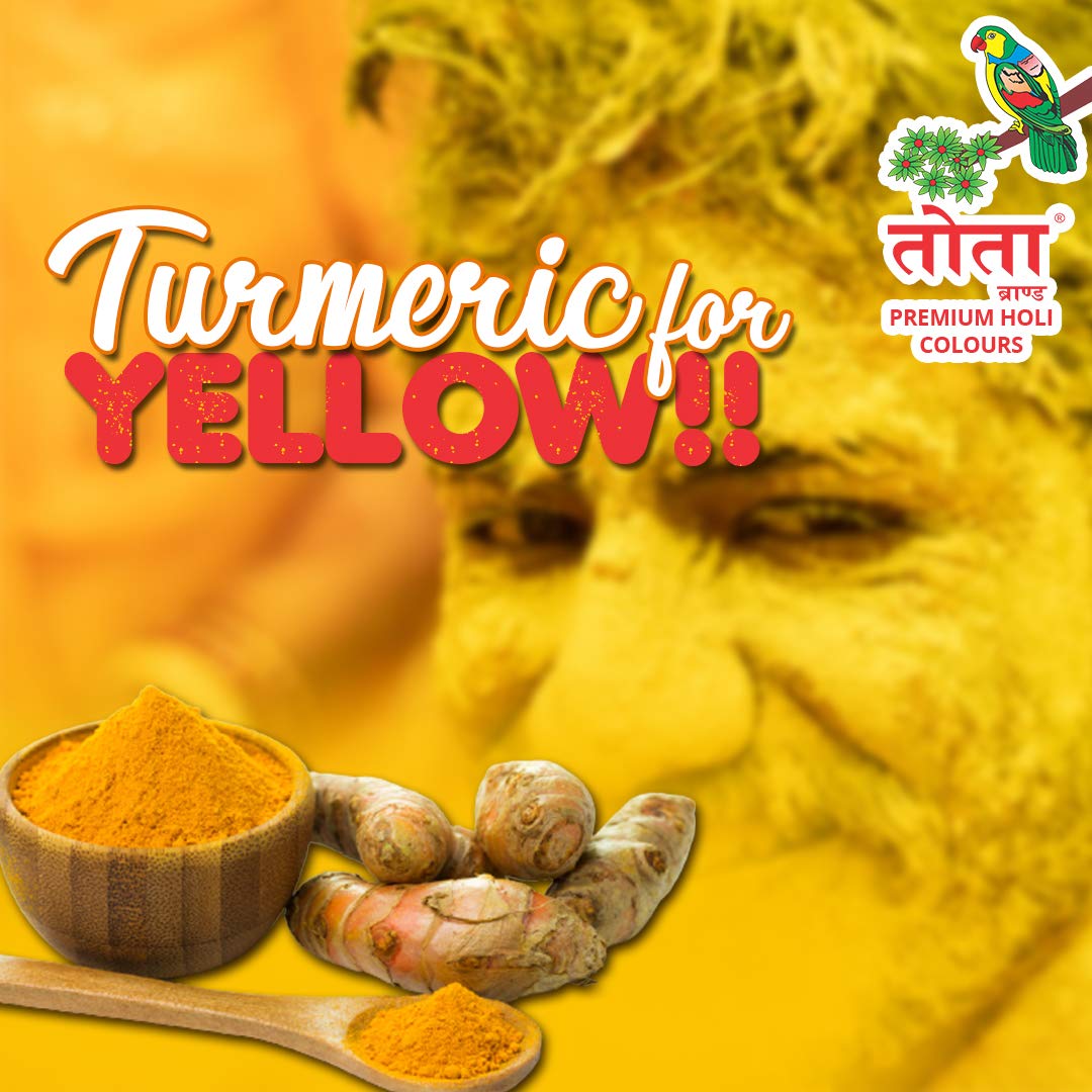 Organic Raw Gulal 40g X 4 Pcs