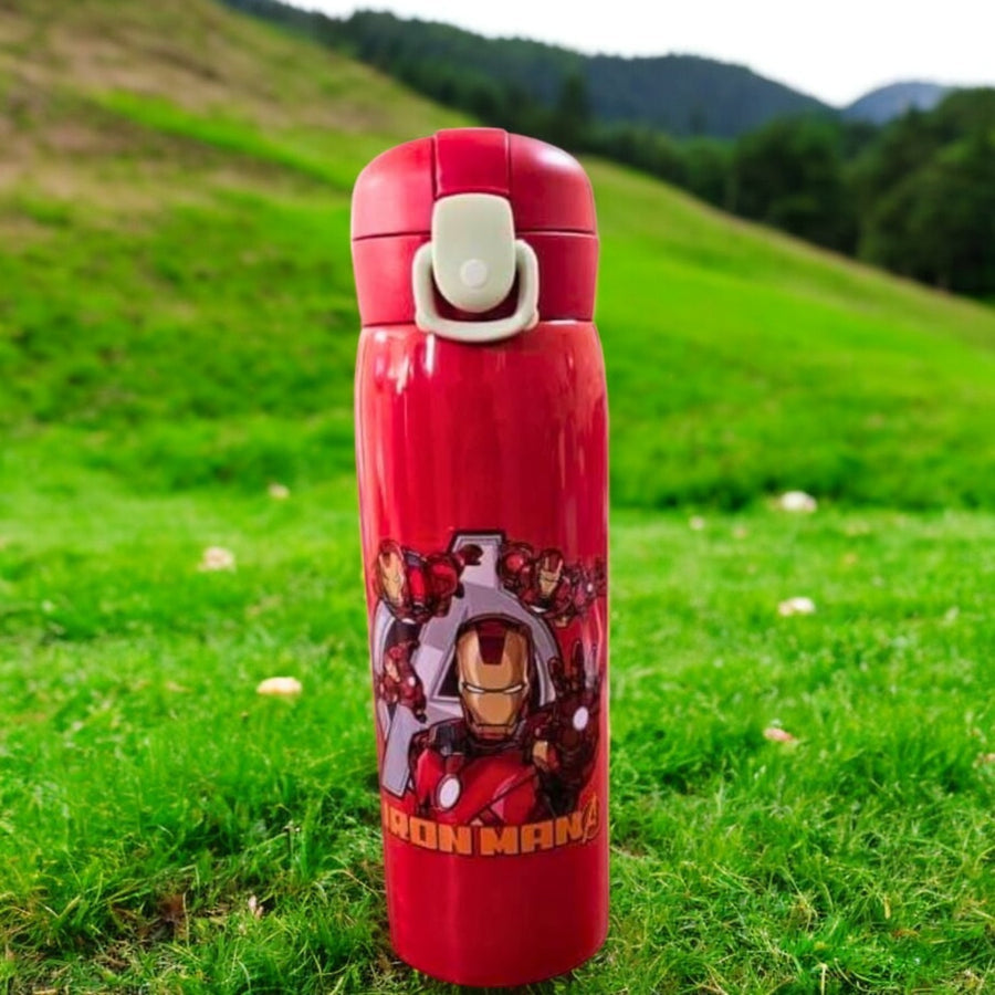 Marvel Hero Stainless Steel Kids Water Bottle - Leak Proof And Insulated (500 ml)
