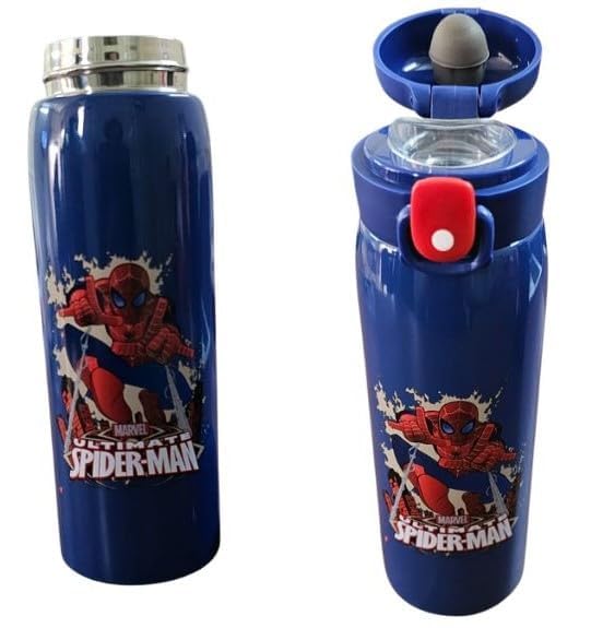 Marvel Hero Stainless Steel Kids Water Bottle - Leak Proof And Insulated (500 ml)