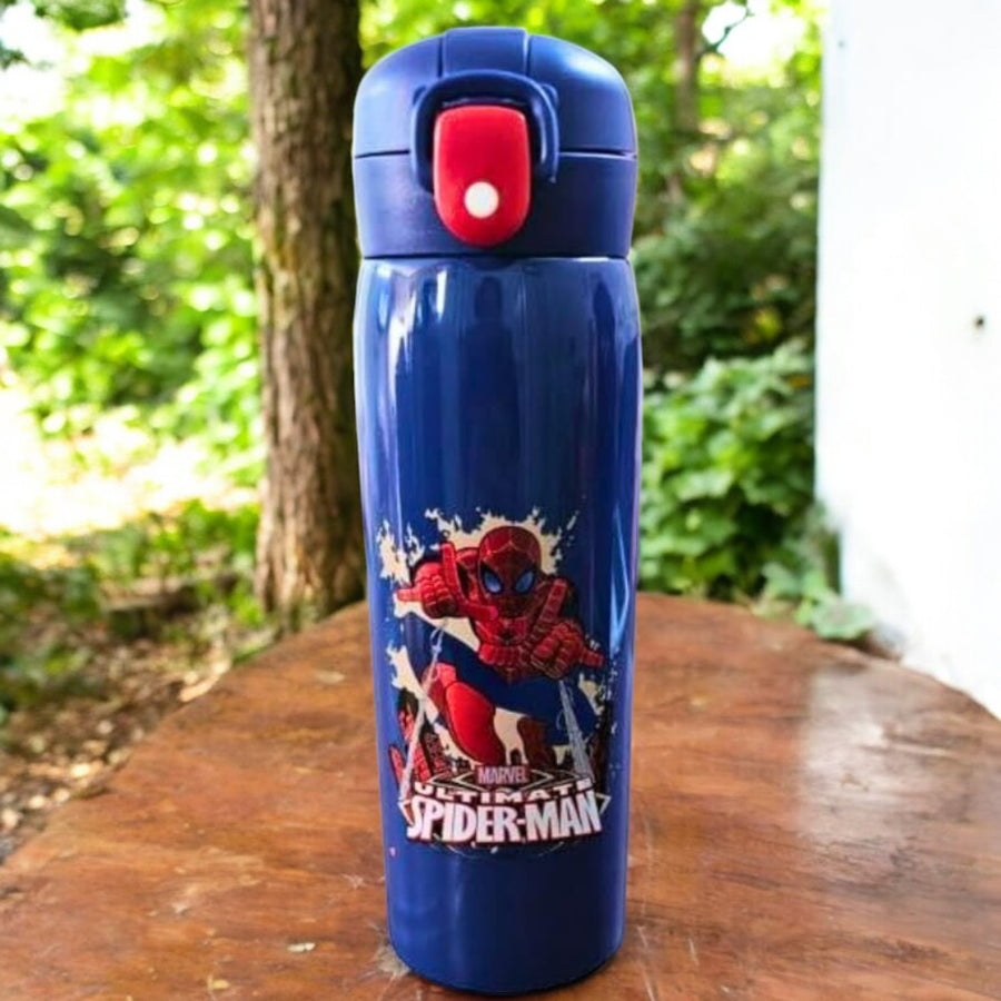 Marvel Hero Stainless Steel Kids Water Bottle - Leak Proof And Insulated (500 ml)