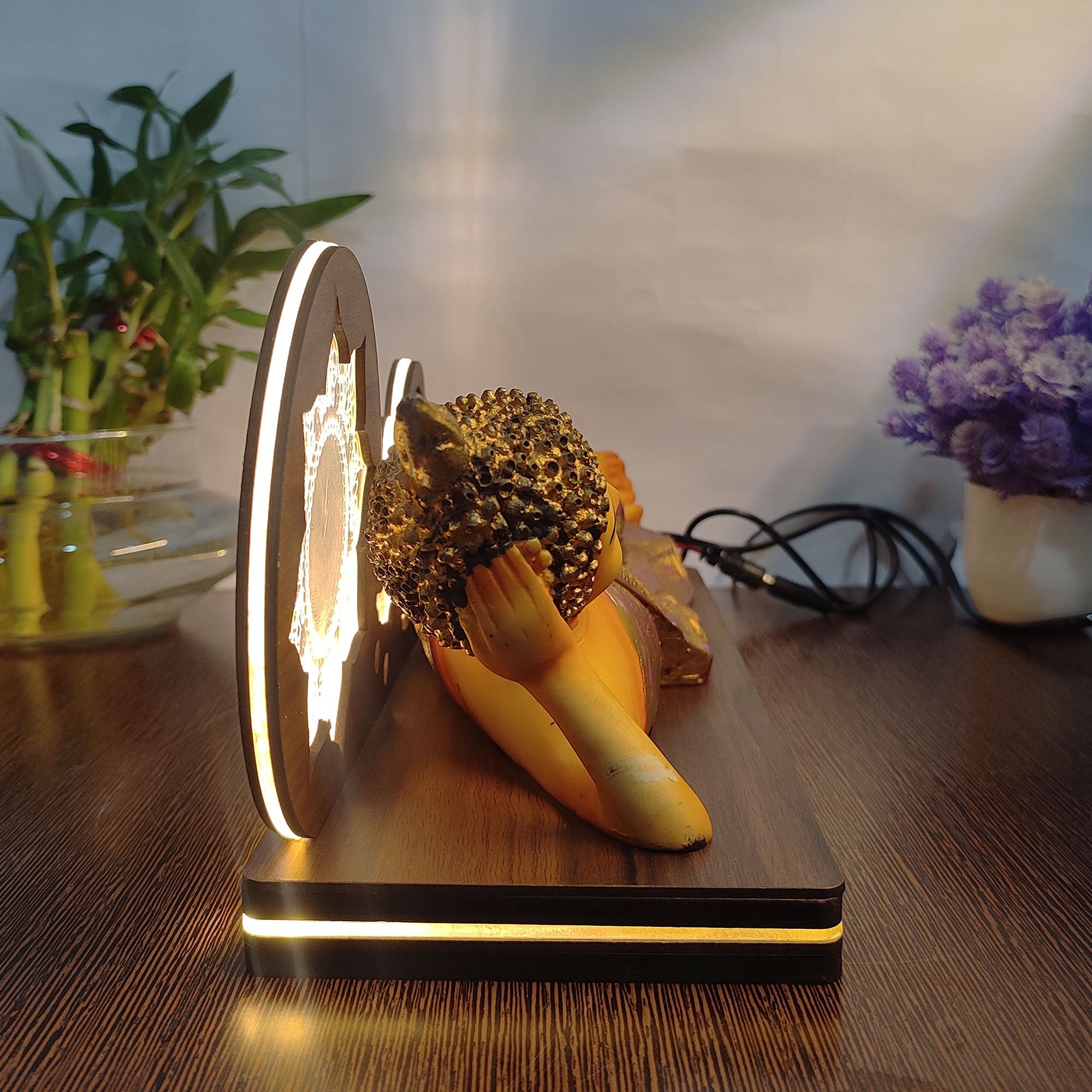 Buddha Desgion 3 Led frame size ( 14 cm* 33Cm )