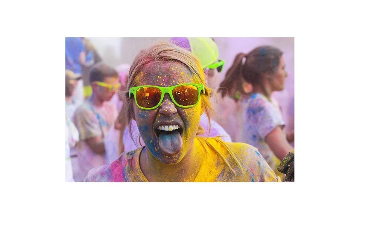 Herbal Gold Gulal Holi Talc-Free and Chemical Free Natural Color for Holi