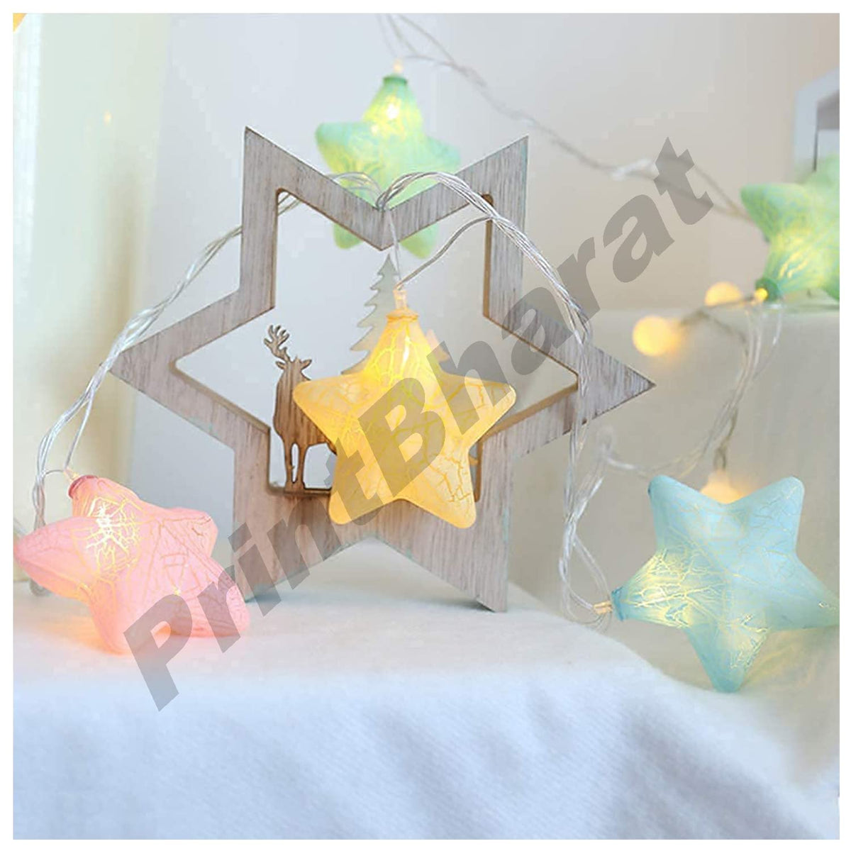Star Crak Light Diwali Decoration Curtain for Decoration for Gift Christmas Decoration Valentine Decoration Home Decoration