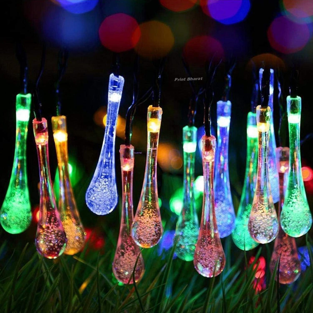 Water Drop Light Diwali Decoration Curtain for Decoration for Gift Christmas Decoration Valentine Decoration Home Decoration