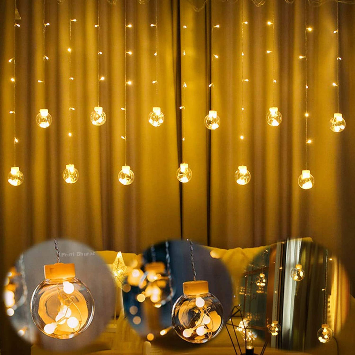 Wish Ball Diwali Decoration Curtain for Decoration for Gift Christmas Decoration Valentine Decoration Home Decoration