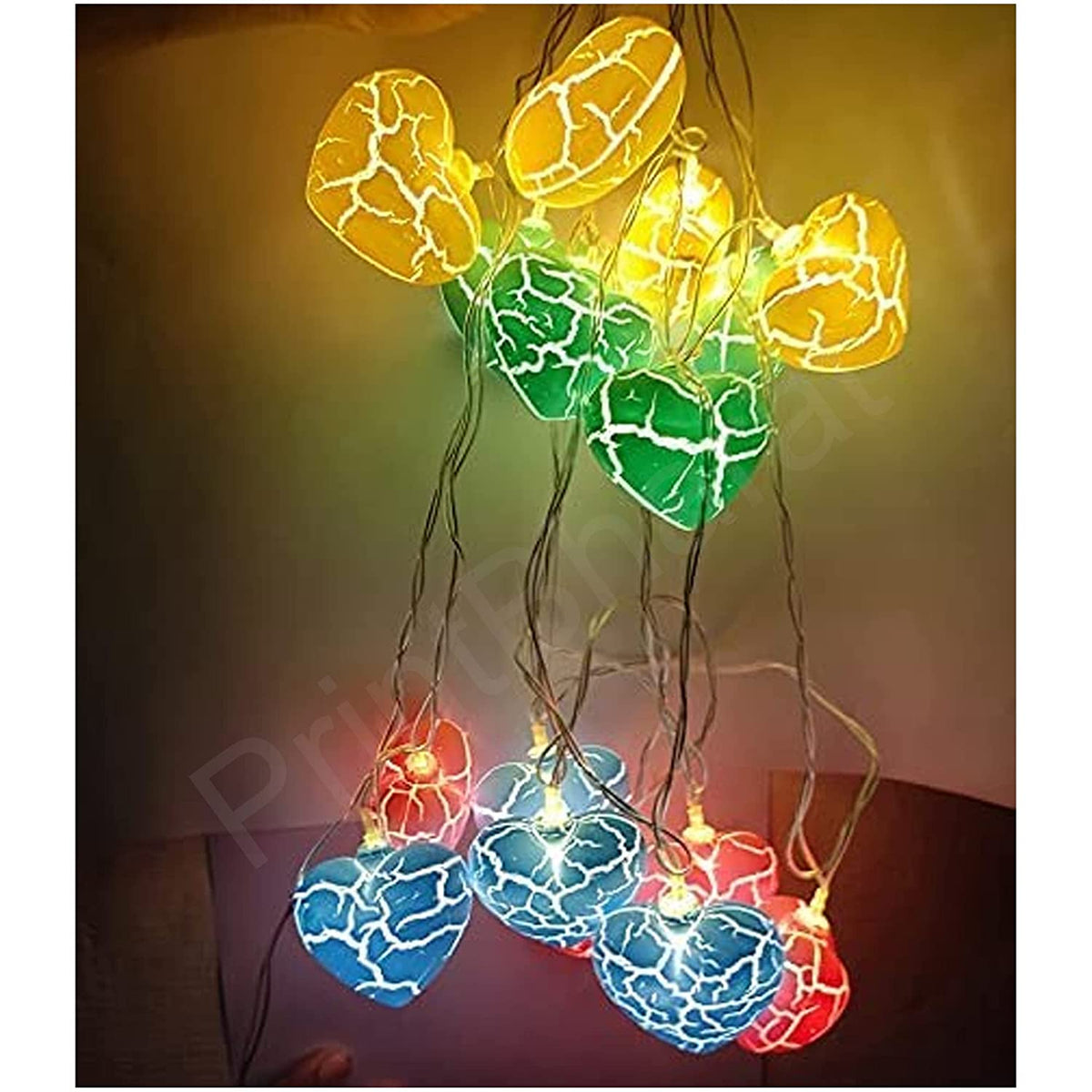 Heart Crak Light Diwali Decoration Curtain for Decoration for Gift Christmas Decoration Valentine Decoration Home Decoration