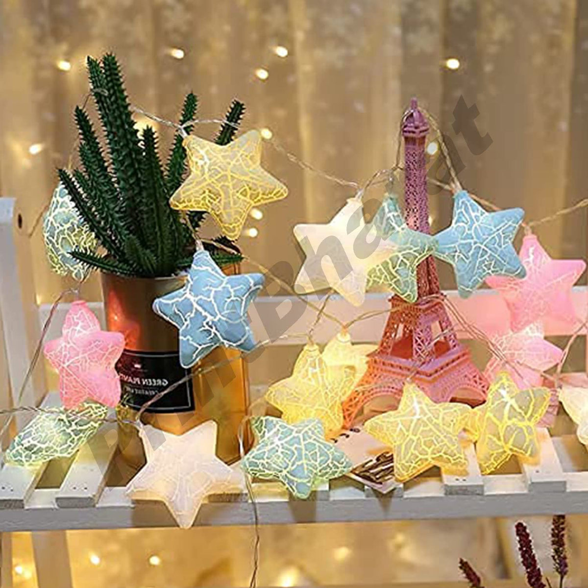 Star Crak Light Diwali Decoration Curtain for Decoration for Gift Christmas Decoration Valentine Decoration Home Decoration