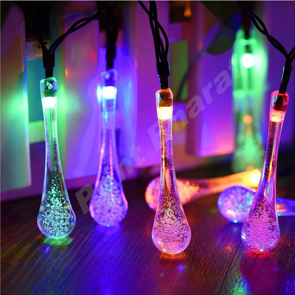 Water Drop Light Diwali Decoration Curtain for Decoration for Gift Christmas Decoration Valentine Decoration Home Decoration