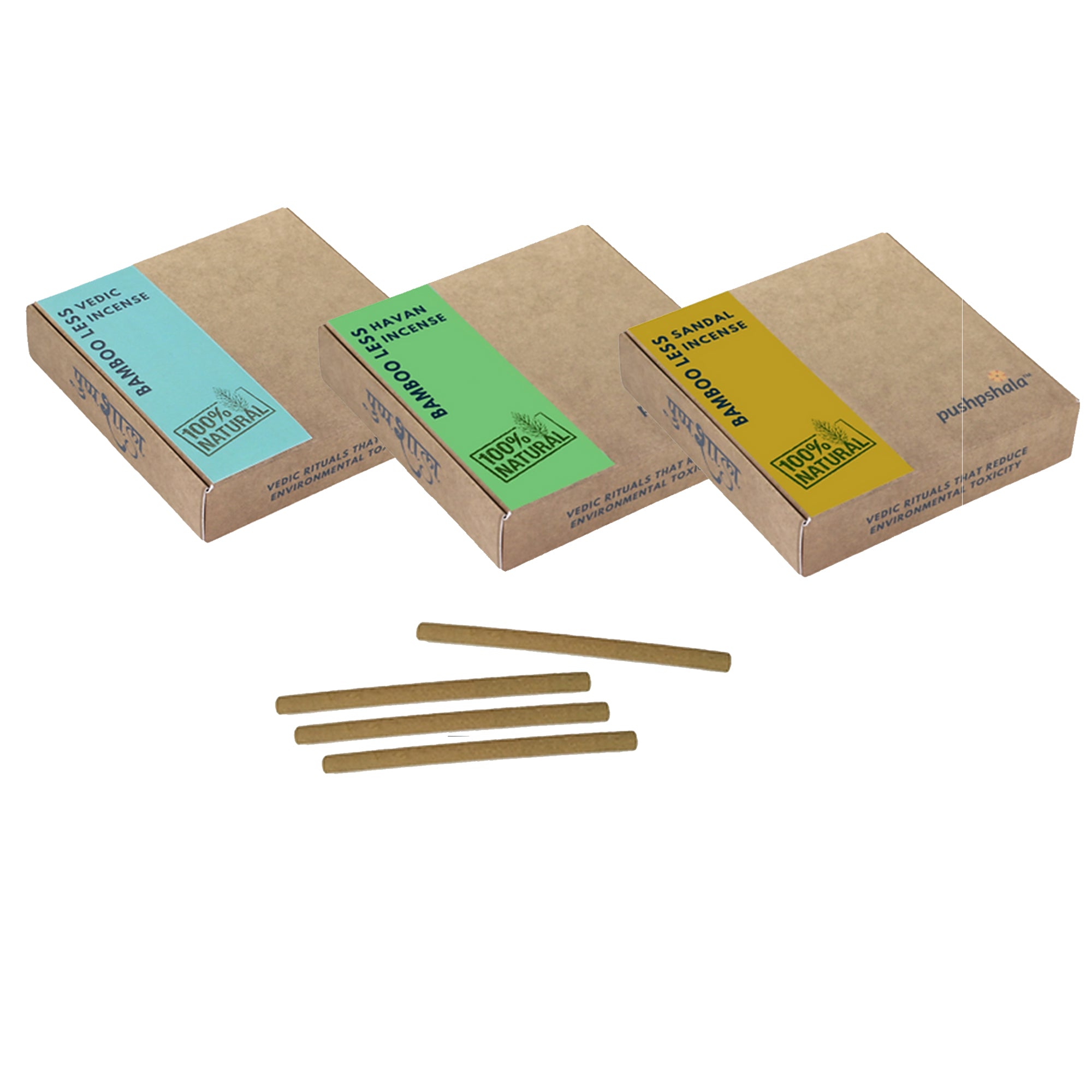 Bamboo Combo Less 30 Sticks | Mini Incense