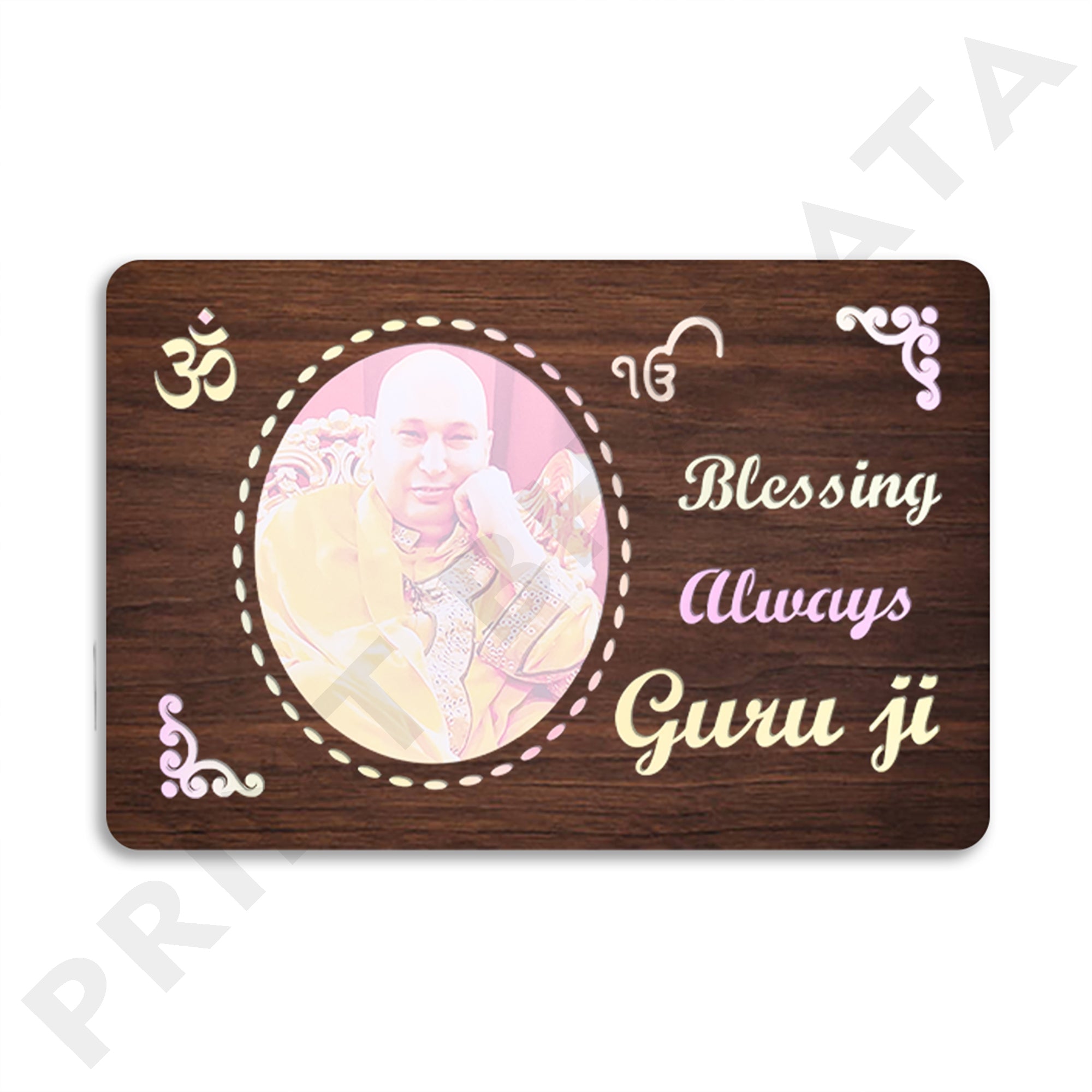 Blessing Guru Ji MDf Frame