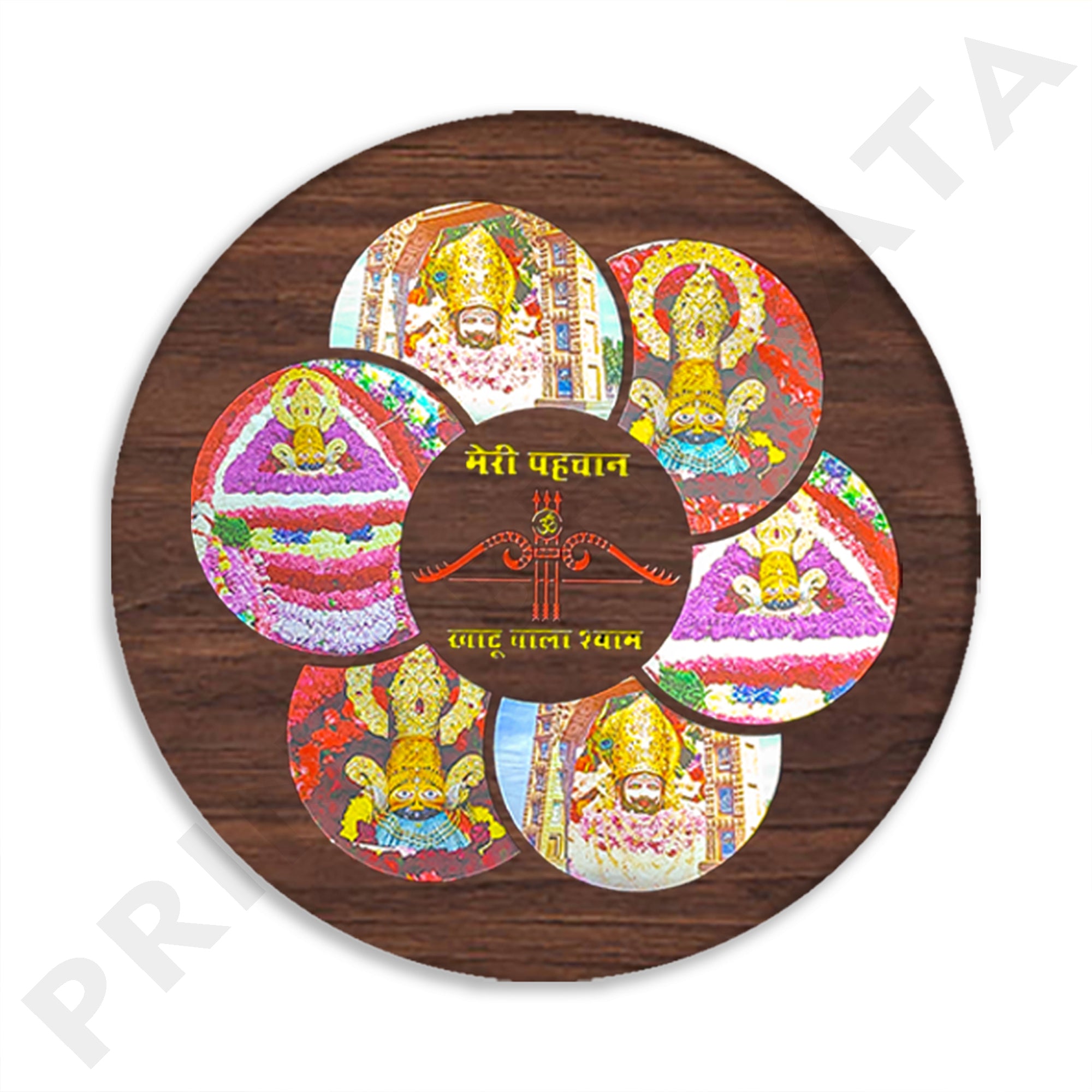 Neon Khatu Circle Frame