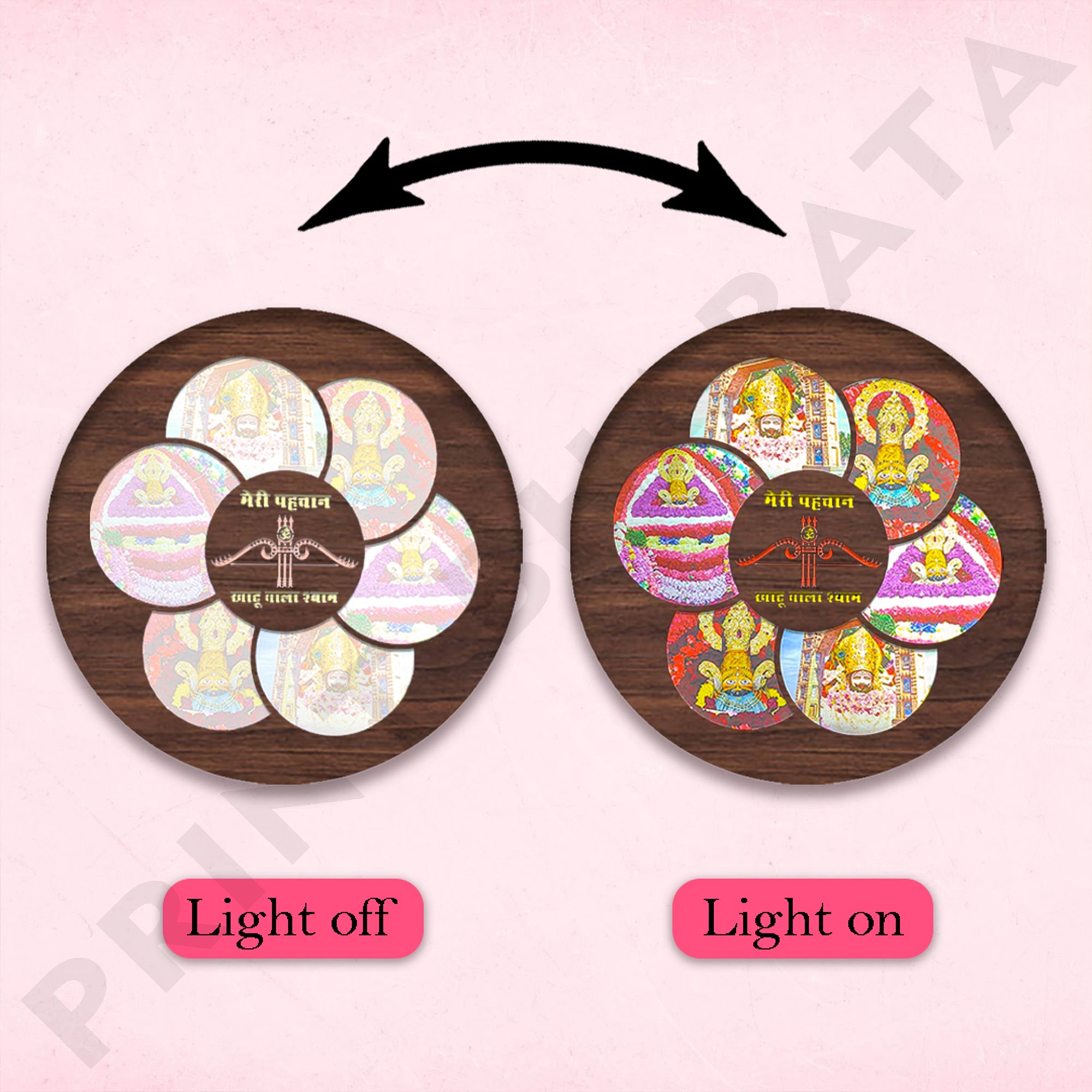 Neon Khatu Circle Frame