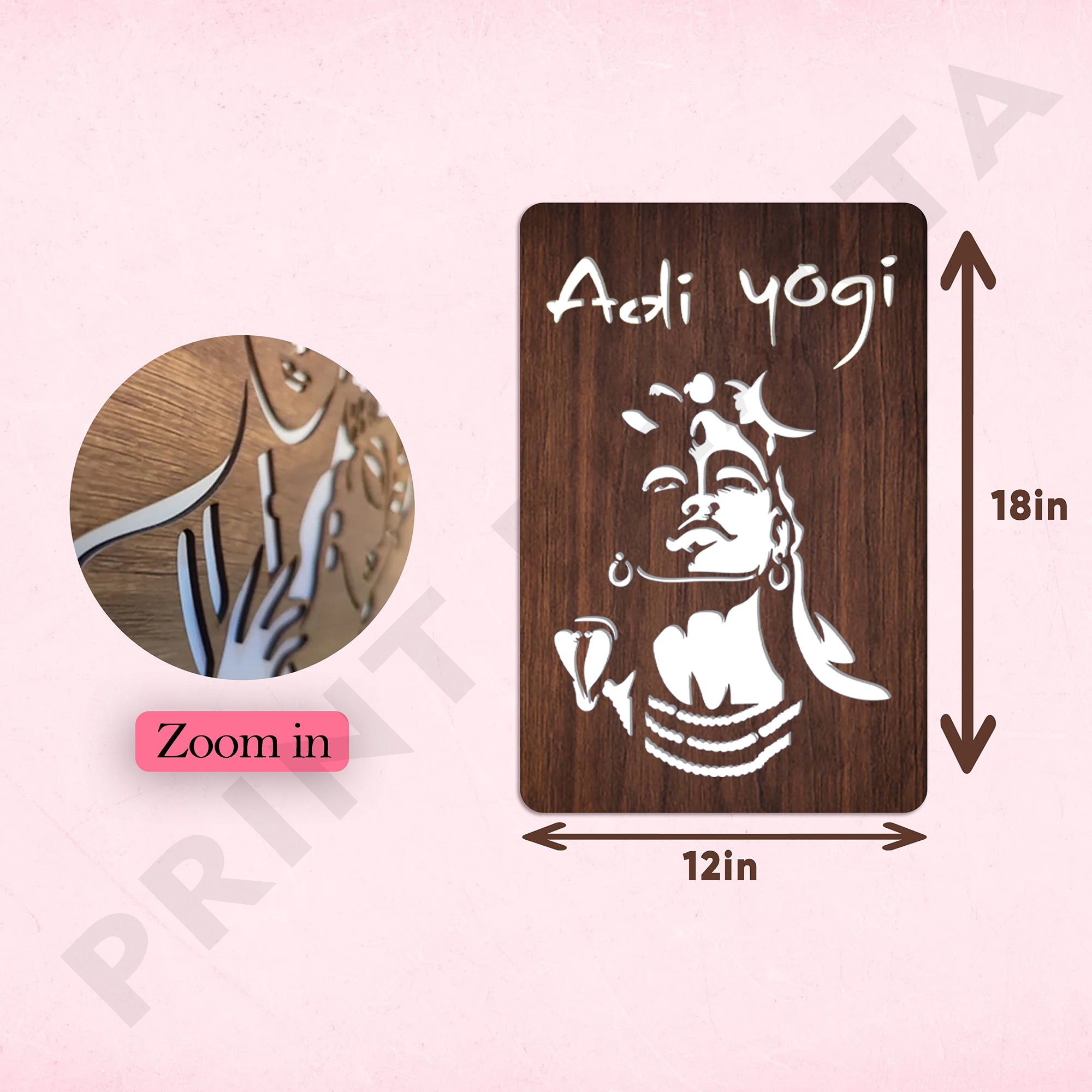 Neon MDf Aadi Yogi Frame