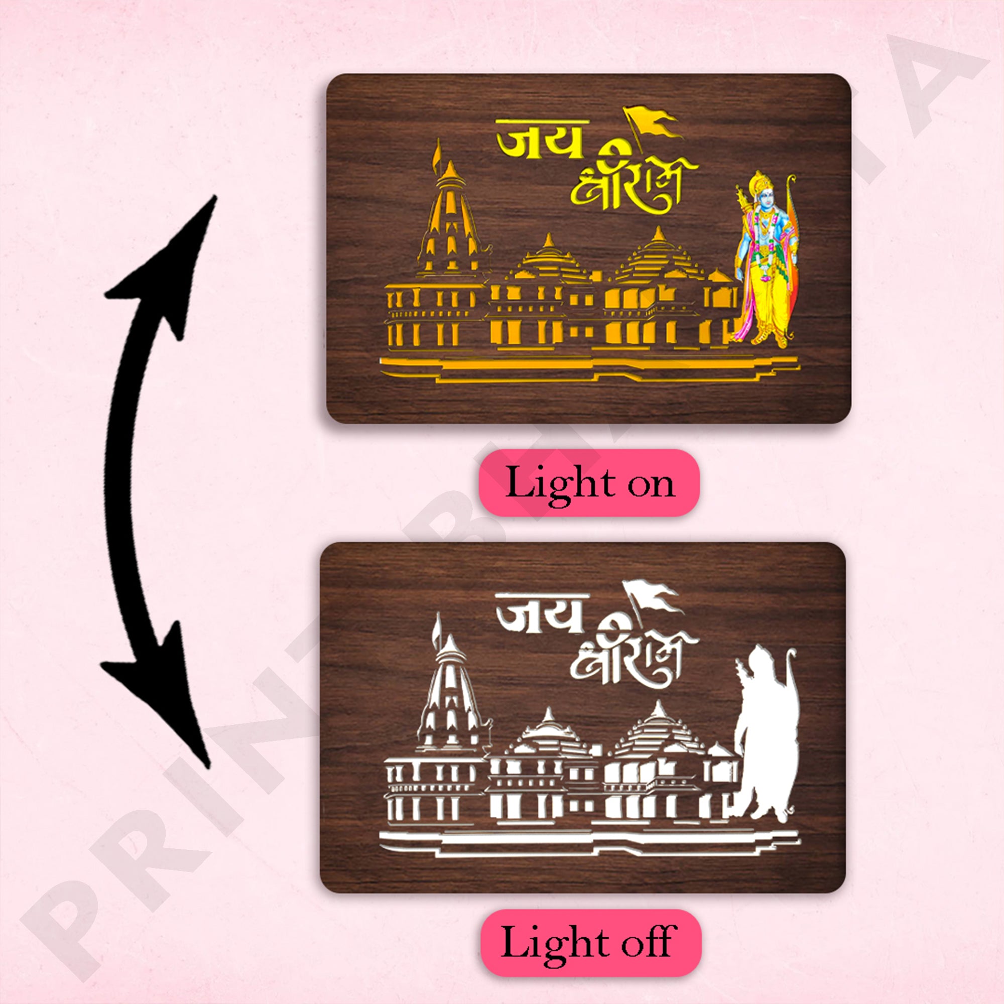 Ram Mandir MDf Frame