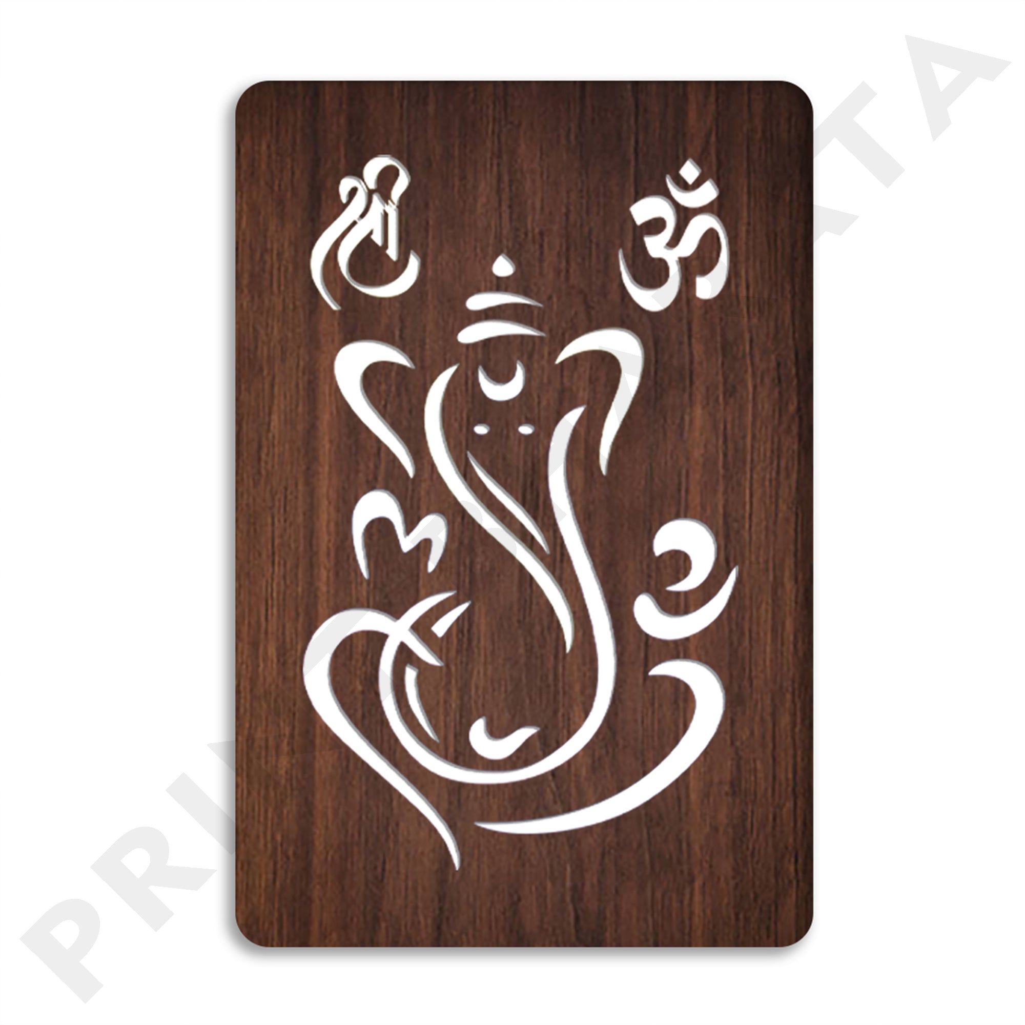 Neon MDF Shri Ganesh ji Frame