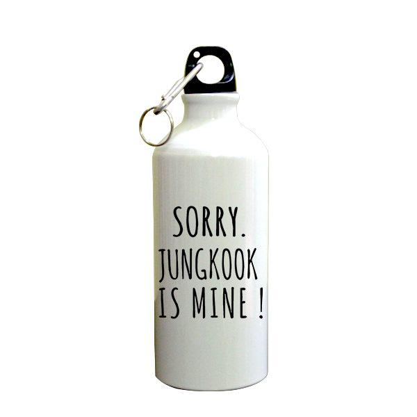 Sorry Jungkook  Printed Sipper (600ml, Aluminium)
