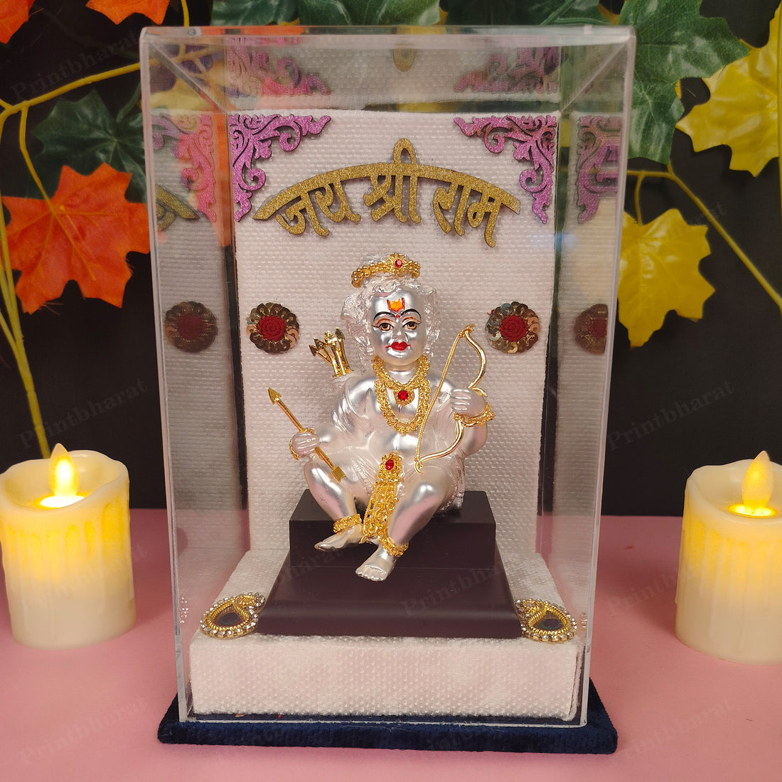 Shri Bal Ram Ji With Gold And Silver Coated