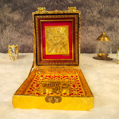 Jai Mata Di With Attachi Gift Box Gold Coated