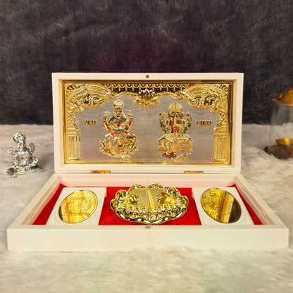 Laxmi Pocket Temple (24 Karat Gold Coated)