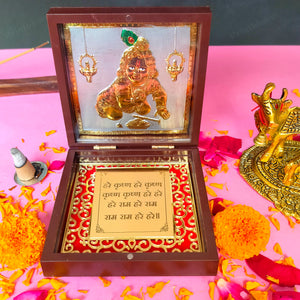 Bal Krishna Pocket Temple (24 Karat Gold Coated)