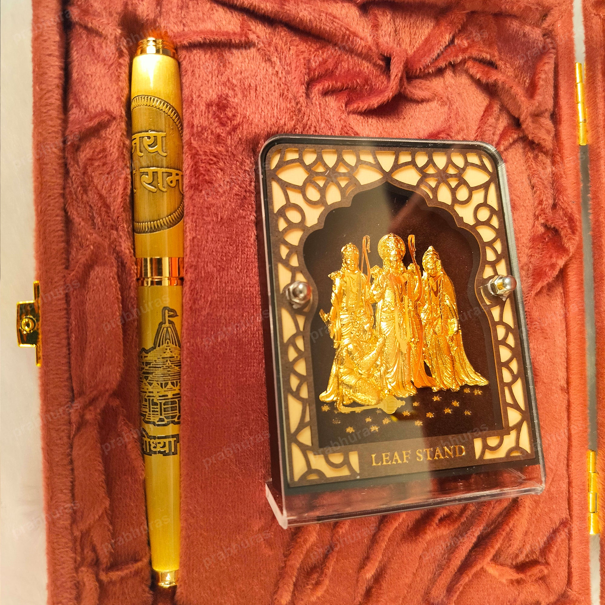 Shree Ram Gold Leaf With Pen