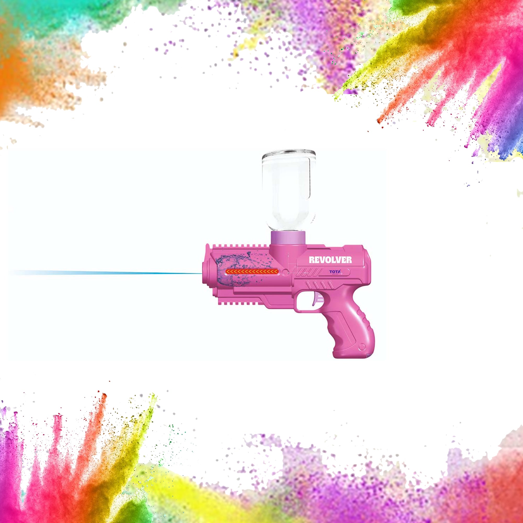 Revolver Gun Pichkari || High Pressure Holi Pichkari || Electric Water Toys Gun for Kids &amp; Adults