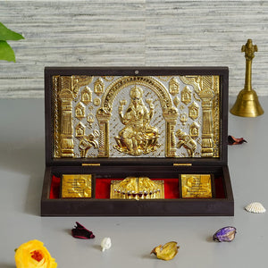 Laxmi Charan Pocket Temple (24 Karat Gold Coated)