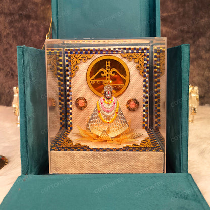 Shri Khatu shyam ji With Box Gold And Silver Coated