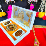 Ram Darbar White Pocket Temple (24 Karat Gold Coated)