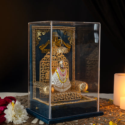 Shri Khatu Shyam Ji With Gold And Silver Coated